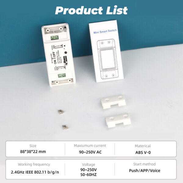 Tuya Smart Basic Switch 10A - 505029 - 3D Printing Sonoff Raspberry Pi ...