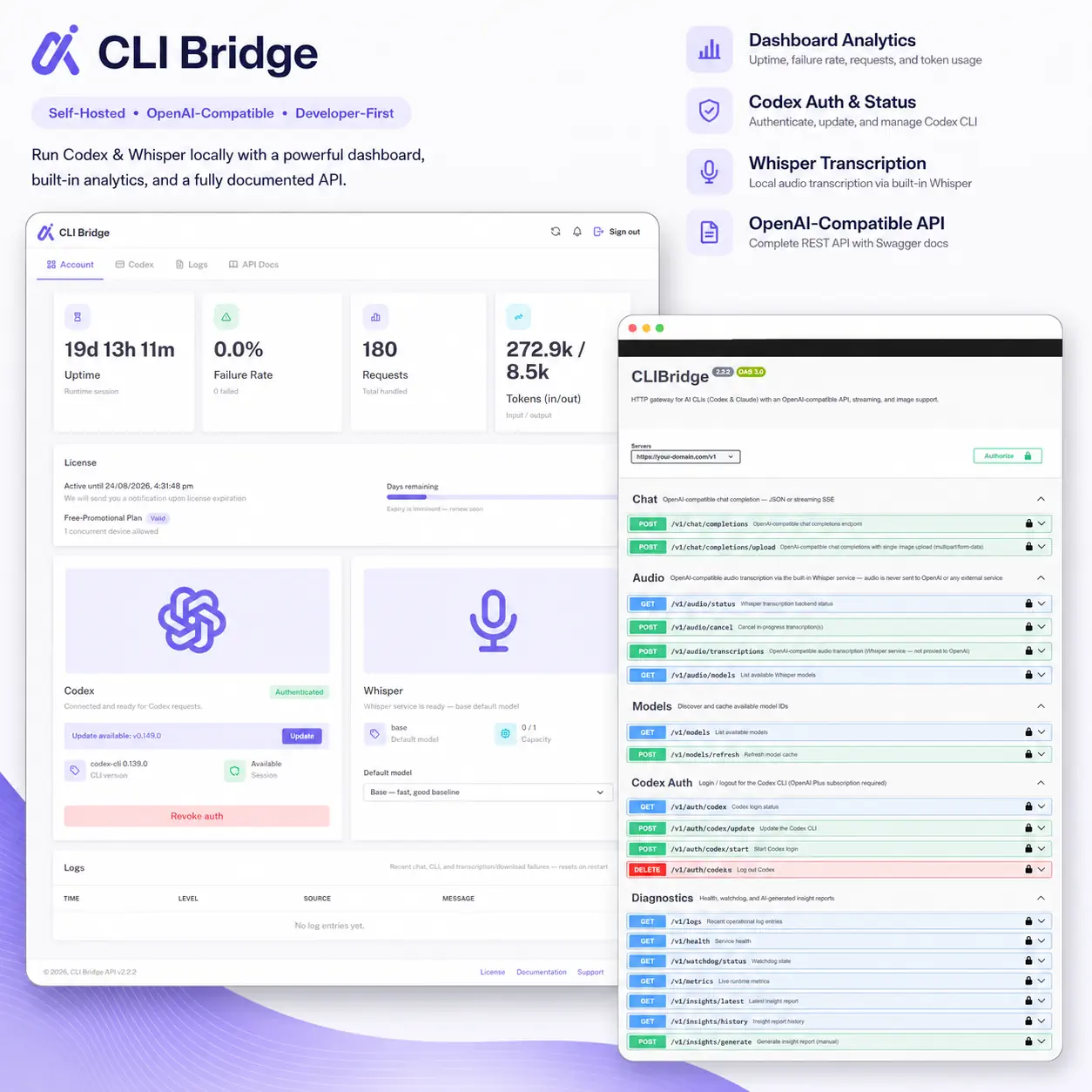 CLIBridge – OpenAI-Compatible API Gateway for Codex CLI & Claude Code - Image 2